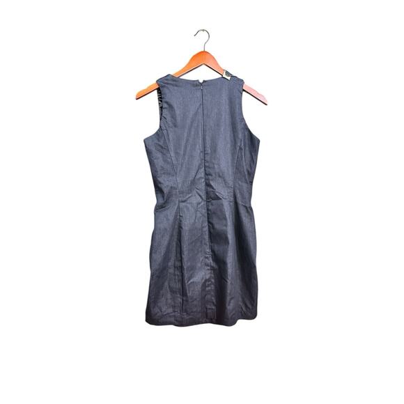 Jessica McClintock Black Ruched V-Neck Evening Party Dress Size 10 - Picture 2 of 7